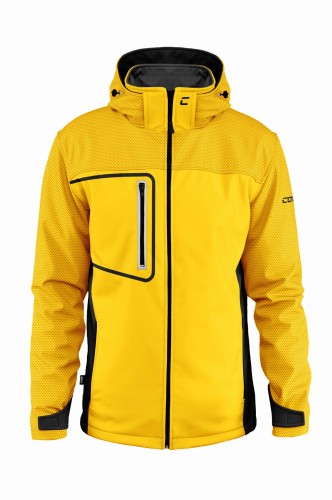 YELLOW softshell męski front