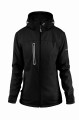 BLACK softshell damski front