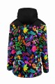 FOLK BLACK softshell damski tył