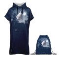 HOWL ponczo damskie front + worek