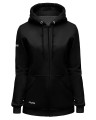 BASIC black bluza damska rozsuwana front