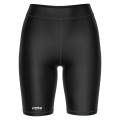 BASIC black legginsy damskie krótkie front