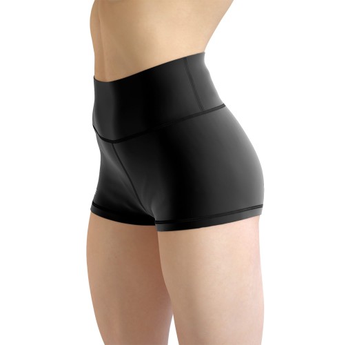 BASIC_black_Spodenki damskie krotkie_3do4.jpg