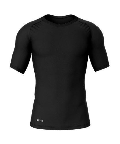BASIC_black_T-shirt męski kompresyjny front F1039.jpg