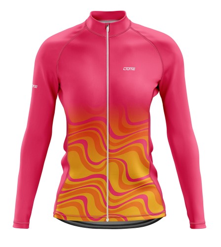 Damska bluza rowerowa LS SUMMER – widok z przodu