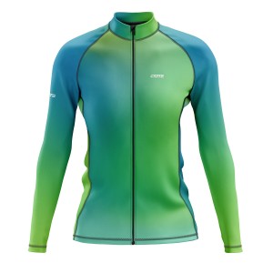 Bluza rowerowa LS GREEN damska