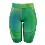 Spodenki rowerowe damskie GREEN z WKŁADKĄ