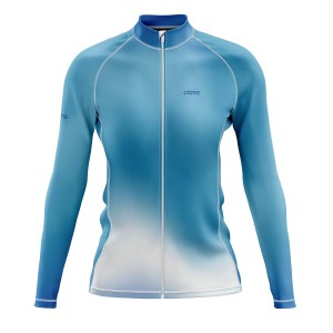 Bluza rowerowa LS BLUE damska