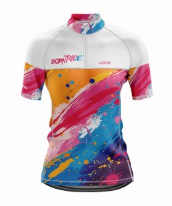 Koszulka rowerowa BORN TO RIDE damska OUTLET M