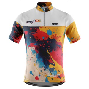 Koszulka rowerowa BORN TO RIDE męska OUTLET XXL