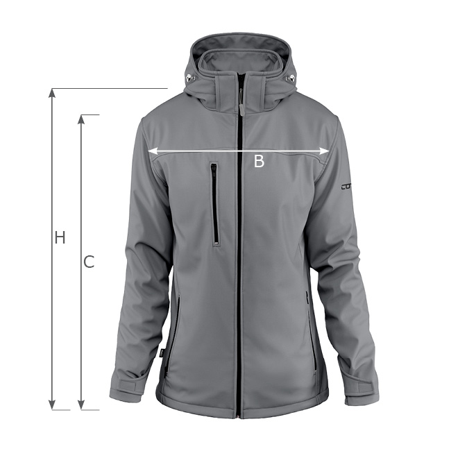 Softshell BIBI damski | COTE – personalizowana odzież sportowa